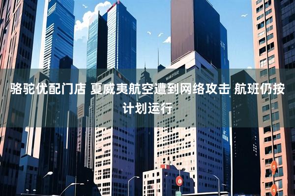 骆驼优配门店 夏威夷航空遭到网络攻击 航班仍按计划运行